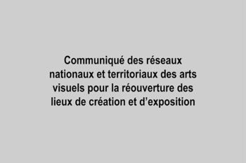 Communiqué — Pôle Arts Visuels Pays de la Loire