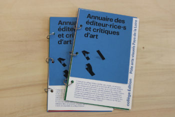 Annuaire des éditeur·rice·s et critiques d’art — Pôle Arts Visuels Pays de la Loire